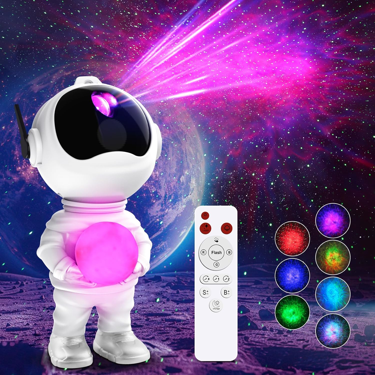 3-in-1 Astronaut Galaxy Projector
